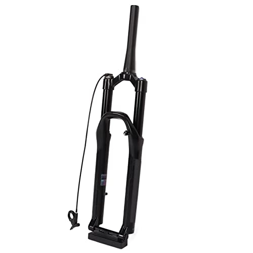 Mountain Bike Fork : Airshi Mountain Bike Front Fork, Sturdy Rigidity High Strength Bicycle Suspension Front Fork 140 Stroke Magnesium Alloy Aluminum Alloy For Maintenance