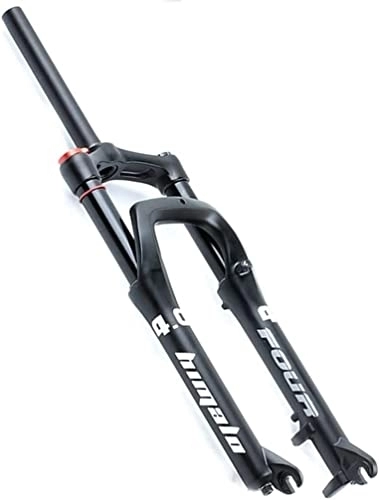 Mountain Bike Fork : Amdieu 24 Inch Beach Bike Fork, 4.0 Fat Tires Bicycle MTB Downhill Fork, 1-1 / 8 Inch Suspension Travel 130 mm for DH / XC / BMX Suspension Forks Accessories (Color : Black, Size : 24inch)