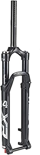 Mountain Bike Fork : Amdieu 26 / 27.5 / 29er Ultralight Bicycle MTB Suspension Forks, 15mm Barrel Shaft Travel 120mm Rebound Damping Adjust QR 9mm Front Forks Accessories (Color : Straight Manual, Size : 29 inch)
