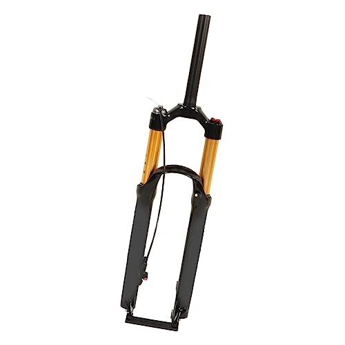 Mountain Bike Fork : AMONIDA Mountain Bike Front Fork, Bicycle Suspension Fork, Straight Tube for Road Cycling