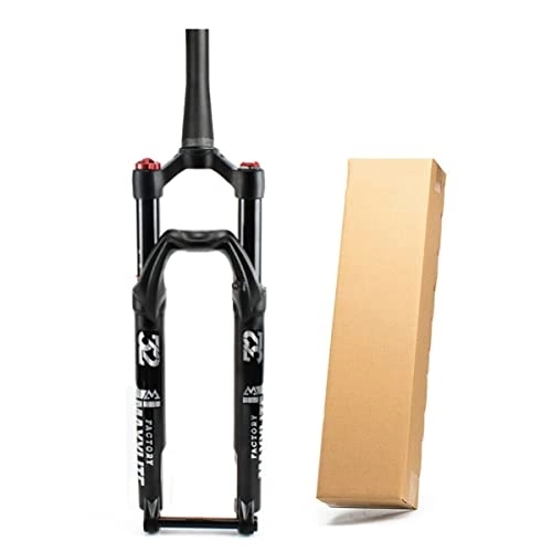 Mountain Bike Fork : Asiacreate 27.5 / 29-inch Suspension Fork Manual / Remote Lockout Thru Axle 15 * 110 Mm MTB Air Fork 100mm Travel Tapered Steerer Mountain Bike Front Forks (Color : HL, Size : 27.5in)