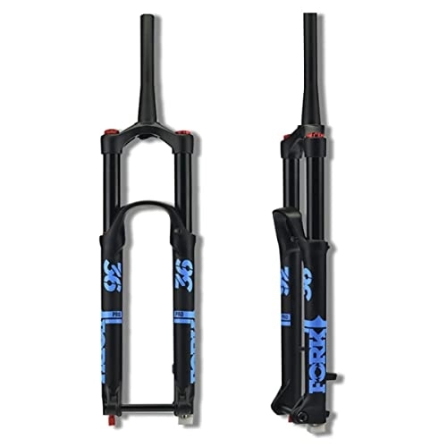 Mountain Bike Fork : Asiacreate 27.5 / 29'' Mountain Bike Suspension Fork Thru Axle 15mm MTB Air Fork Rebound Adjust 1-1 / 2 Tapered Tube Manual Lockout Travel 140mm Bicycle Front Fork (Size : 27.5inch)