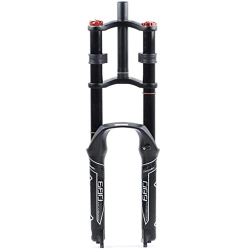 Mountain Bike Fork : Auoiuoy Air Fork Suspension for Bicycle 26 / 27.5 / 29"MTB Double Shoulder One Downhill Downhill Abseil Travel Shock 130mm Damping Disc Brake QR DH / AM / FR, C-26inch