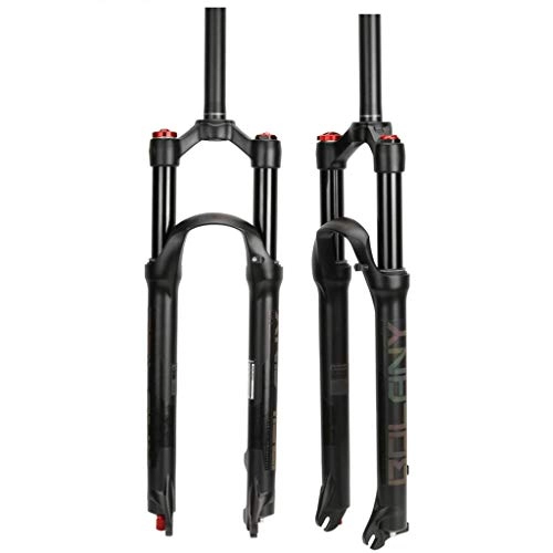 Mountain Bike Fork : Auoiuoy Suspension fork, damping adjustment air pressure shock absorber front fork, 26 / 27.5 / 29in, C-29 inch