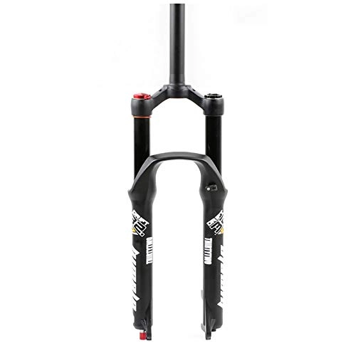 Mountain Bike Fork : BESTSL Mountain Bicycle Suspension Forks, Mountain Bike Air Front Fork Aluminum Alloy MTB Air Fork Suspension with Damping Adjustment 9mmQR, 27.5"-Straight-Manual
