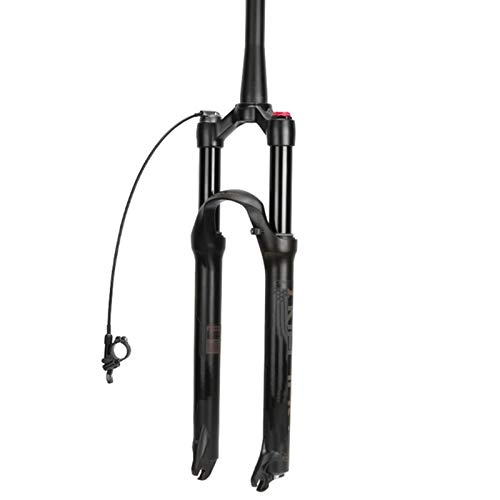 Mountain Bike Fork : Bewinch Mountain Bicycle Suspension Forks, 26 / 27.5 / 29 Inch MTB Bike Front Fork with Damping Adjust Air Pressure, Cone Tube, 100Mm Travel 28.6Mm, Remote, 29in