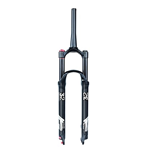 Mountain Bike Fork : Bewinch Mountain Bicycle Suspension Forks, 26 / 27.5 / 29 Inch MTB Bike Front Fork with Damping Adjust Air Pressure, Cone Tube, 130Mm Travel 28.6Mm, Manual, 26inch
