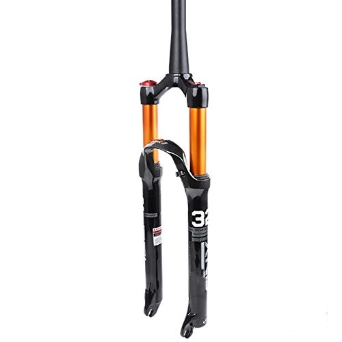 Mountain Bike Fork : Bewinch Mountain Bicycle Suspension Forks, 26 / 27.5 / 29 Inch MTB Bike Front Fork with Rebound Adjust Straight Tube (Cone Tube), Shoulder Control 100Mm Travel 28.6Mm, Cone pipe, 27.5in