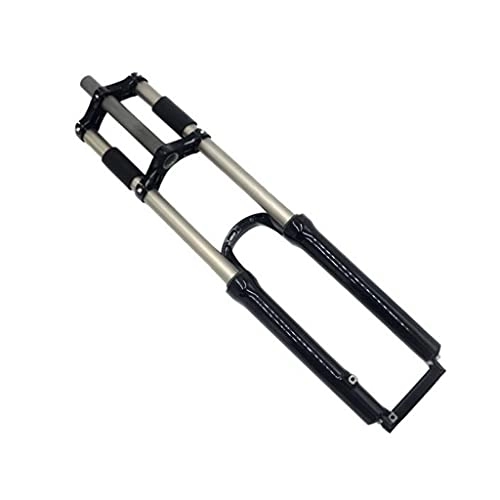 Mountain Bike Fork : BEZARA Bicycle Fork 26" and 1 1 / 8" - Triple Tree Non Suspension Fork w / Double Shoulder