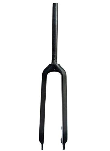 Mountain Bike Fork : bicycle 1 1 / 8 CARBON fiber 3k gloss matte red white black Mountain bike disc brake FORK 26 / 27.5 er / 29 er (3K MATTE, 26ER)