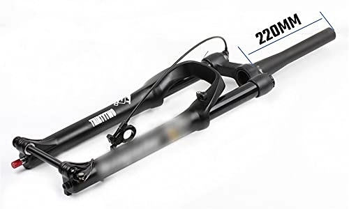 Mountain Bike Fork : Bicycle Air Fork Mountain Bike Fork Mountain Bike Shock Absorber Pneumatic Front Fork Damping Adjustable 26 / 27.5 / 29 Inch Straight Barrel Shaft fit Mountain Bike (Color : E)