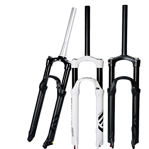 Mountain Bike Fork : Bicycle Air Fork MTB Front Fork Mountain Front Fork Shoulder Control Wire Control Road Bike Air Fork 26 / 27.5 / 29 Inch Bicycle Accessories fit Mountain Bike ( Color : Straight line control 29 / black )