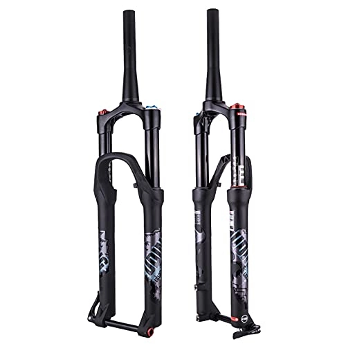Mountain Bike Fork : Bicycle Air Suspension Front Forks 26 / 27.5 Inch MTB Fork, Travel 120mm for XC Offroad, Mountain Bike, Downhill Cycling 26inch