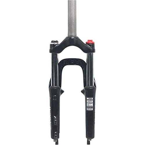 Mountain Bike Fork : Bicycle fork 20 Inch Suspension Fork 100 mm Folding Bicycle Tube Mountain Bike Fork bicycle fork mount bracket (Color : 20 inch)