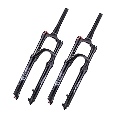 Mountain Bike Fork : Bicycle Fork 26 / 27.5 Cone Tube Shoulder Control Quick Release Damping Mountain Bike Front Fork Magnesium Alloy Air Fork Lockable Front Fork