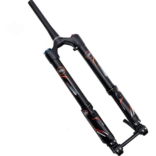 Mountain Bike Fork : Bicycle Fork 26 / 27.5 Inch Mtb Bicycle Aluminum Alloy Suspension Fork, Air Chamber Fork Bicycle Shock Absorber Front Fork Air Fork, Ultralight Shock Bicycle TT