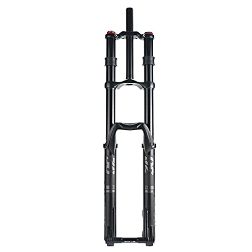 Mountain Bike Fork : Bicycle Fork 36 Tube Double Shoulder Front Fork 27.5 Inch Mountain Bike Downhill Front Fork 29 Inch Bicycle Front Fork Air Fork Damping 15 * 110 (Color : Black Tube 1, Size : 29INCH)