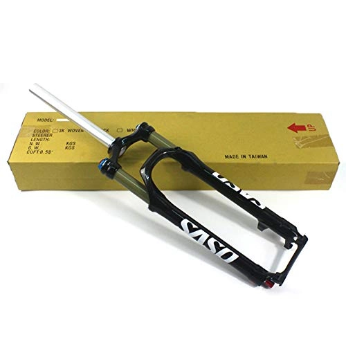 Mountain Bike Fork : Bicycle fork Bicycle Air Fork 26ER MTB Mountain Bike Air Suspension Fork Air Resilience Oil Damping 100mm Travel Bike Fork Bicycle Parts bicycle fork mount bracket (Color : Type 2)