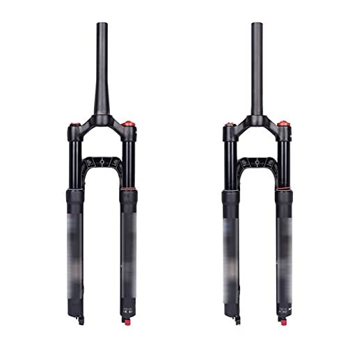Mountain Bike Fork : Bicycle Fork Bicycle Suspension Fork Bicycle Air Fork 27.5 / 29 Inch Quick Release Mountain Bike Fork (Color : 29 Straight Tube)