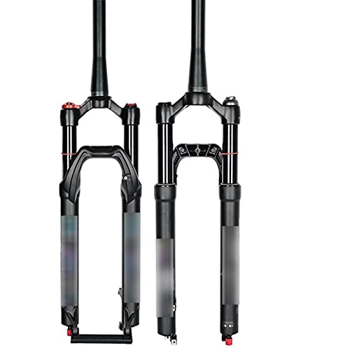 Mountain Bike Fork : Bicycle Fork Mountain Bicycle Supension Fork 26 / 27.5 / 29Inch Air Forks Rebound Adjustment MTB Bike Oil Gas Fork (Color : 29 100x15 Remote)