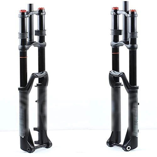 Mountain Bike Fork : Bicycle Fork Mountain Bike Front Fork Downhill Front Fork Soft Tail Suspension Air Pressure Front Fork 110MM*20MM