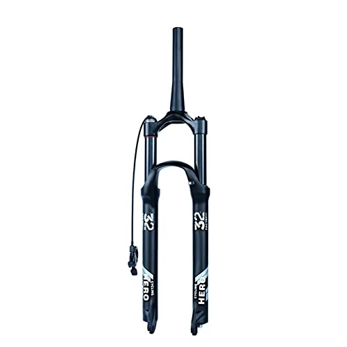 Mountain Bike Fork : Bicycle Fork Mountain Bike Full Suspension 100MM Travel Mountain Bike Air Fork Air Fork 26 27.5 29 Inch Shock-Absorbing Front Fork (Color : 27.5A Remote Control)
