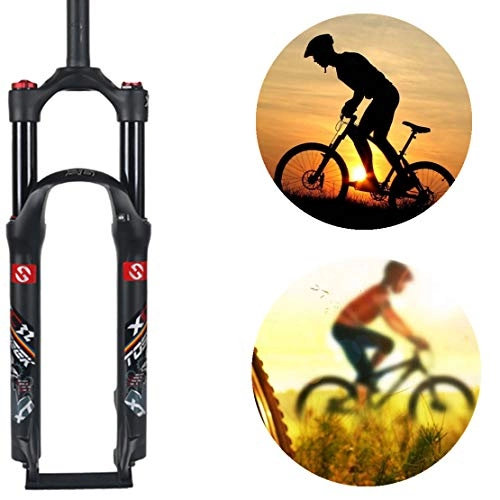 Mountain Bike Fork : Bicycle front fork bicycle suspension fork 26 inch bicycle front shock absorber fork black