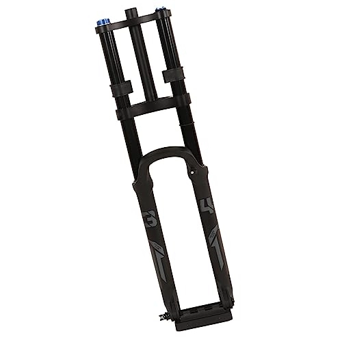 Mountain Bike Fork : Bicycle Front Fork, Impact Resistant Black Mountain Bike Suspension Fork for Hiking