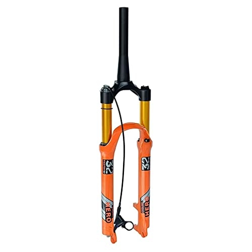 Mountain Bike Fork : Bicycle Front Fork, Suspension for 26 27.5 29 inch MTB Air Shock Fork Cycling Suspension Fork Travel 120mm 9mmQR PM Disc Brake