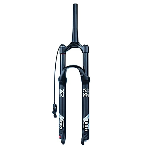 Mountain Bike Fork : Bicycle Front Forks Downhill Fork 26 27.5 29 Inch, Ultralight Magnesium Alloy Mountain Bike Suspension Fork Straight / Remote Control For 1.5-2.45 Tires Style A-27.5in