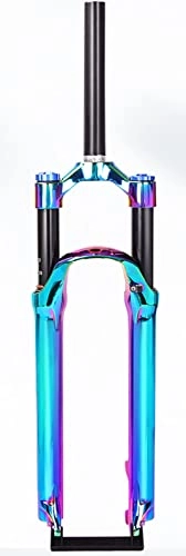 Mountain Bike Fork : Bicycle Mountain Suspension Front Fork 26 Inch 27.5 Inch 29 Inch Double Air Chamber Fork Bicycle Shock Absorber Front Fork Air Fork 2, 27.5