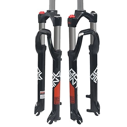 Mountain Bike Fork : Bicycle Shock Absorber Forks, Hydraulic Spring 26in Suspension Forks 4.0 Fat Tire Snow Off-road Beach Bike 135mm Open File (Size : 26inch)