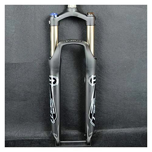Mountain Bike Fork : Bicycle suspension fork 26 v brake Bicycle fork 26 / 27.5 / 29inch mountain bikes fork Suspension Bike Bicycle MTB Fork Manual Contorl Alloy Disc Brake Oil 9mmQR (Color : 27.5 A matte black)