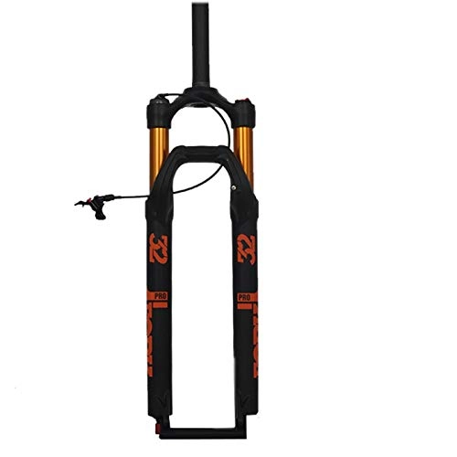 Mountain Bike Fork : Bicycle suspension fork 26 v brake Cycling Fork Mountain Bike Air Suspension Bike Plug Bike Fork 32MM 120MM 26 27.5 29 Stroke Performance Over SR SUNTOUR EPIXON (Color : Black)