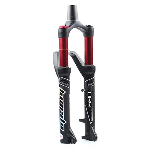 Mountain Bike Fork : Bike Fork 26 / 27.5 / 29 Inch Air Fork Mountain Bike Suspension Forks 34 Disc Brake Bicycle Front Forks 110mm Travel 1-1 / 2" HL / RL Bicycle Assembly Accessories (Color : ARed, Size : 26in)
