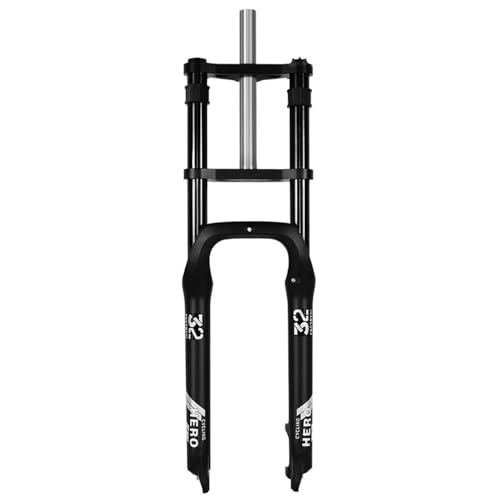 Mountain Bike Fork : Bike Forks Mountain Cycling 20 26 4.0 Double Shoulder Fork 135Mm Pitch Suitable For MTB Bike Electric Bicycle Mtb Forks (Color : 20 Inch)