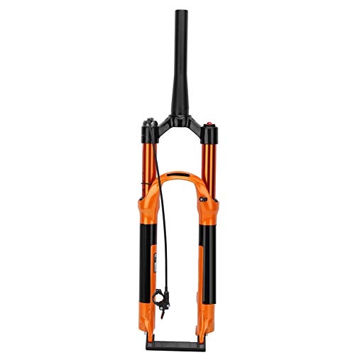 Mountain Bike Fork : Bike Front Fork, Lightweight Air Suspension Bike Front Fork High Strength Bicycle Single Air Chamber for 26in Mountain Bike