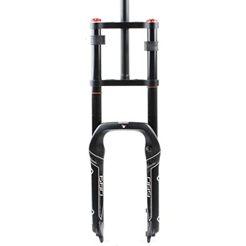 Mountain Bike Fork : Bike Suspension Fork 20 Inch 150mm Travel Disc Brake Bicycle Fork Magnesium Alloy 4.0 Fat Tires QR 1-1 / 8" Mountain Bikes Fork Adjustable Damping Bicycle Assembly Accessories