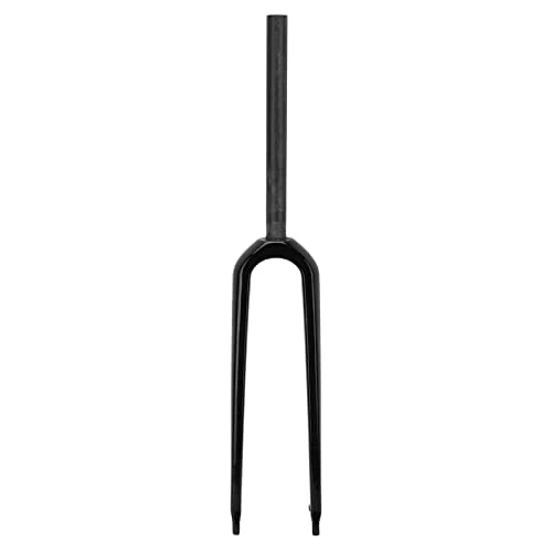 Mountain Bike Fork : Bike Suspension Fork, Carbon Fiber Quick Release Bicycle Front Fork Internal Rounting Bicycle Fork High Strength Bike Rigid Fork for Road Bike Mountain Bike City Bike Track Bike (Black Gloss)