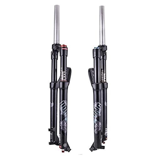 Mountain Bike Fork : Bike Suspension Forks 29 Straight Tube Shoulder Control Quick Release Mountain Bike Front Fork Magnesium Alloy Air Fork Can Be Locked And Shock-absorbing Front Fork Tapered Steerer and Straight Steere