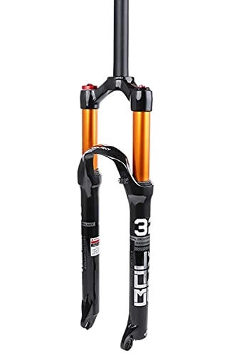 Mountain Bike Fork : Bike Suspension Forks Mountain Bike Fork 26 / 27.5 / 29 In Air Damping Magnesium Alloy Bike Suspension Fork For Disc Brake Bicycle Travel 100mm QR 9mm Bicycle Assembly Accessories