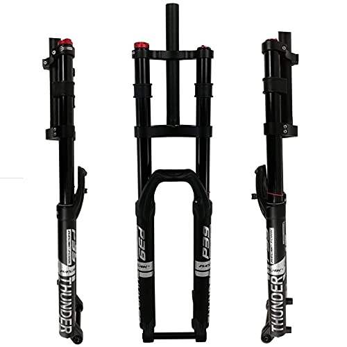 Mountain Bike Fork : Bike Suspension Forks Mountain Bike Fork Downhill Suspension Fork 27.5" 29" Bike Air Suspension Fork 32 1-1 / 8 Straight Steerer 160mm Travel 15mm Thru Axle Manual Lockout Bicycle Fork Bicycle Assembly