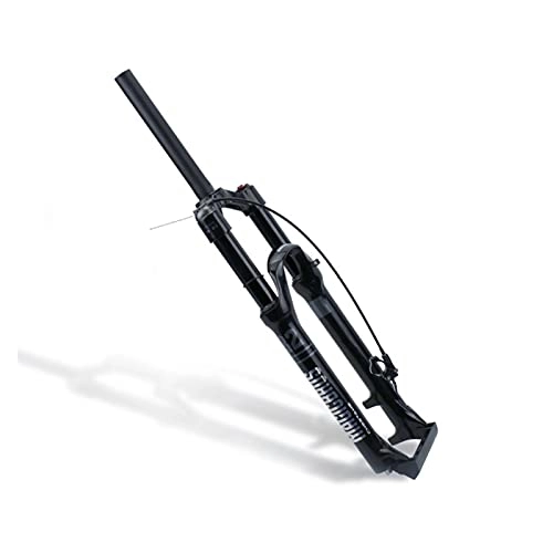 Mountain Bike Fork : Bike Suspension Forks Mountain Bike Front Fork Shoulder Control Wire Control Locked Straight Tube Spinal Canal Black Inner Tube 27.5 Inch / 29 Inch Bicycle Air Fork Tapered Steerer and Straight Steerer