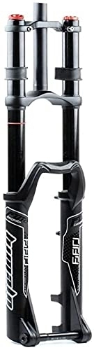 Mountain Bike Fork : Bike Suspension Forks Mountain Bike Suspension Fork 27.5" 29 Inch Downhill Fork 175mm Travel Thru Axle 110x20mm MTB Air Shock Absorber DH 1-1 / 8 Ultra Light Bicycle Front Fork With Damping, Black-27.5in