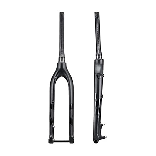 Mountain Bike Fork : Bluetooth earphone Bike Front Fork Suspension Fork Bicycle 29Er Carbon Fork Rigid 27.5 Bicycle MTB Front Fork Carbon Rigid Fork Axle Thru 15X100mm for Mountain / Snow / Beach / MTB Bikes (Color : 27.5inch)