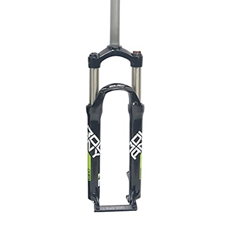 Mountain Bike Fork : Bolany Bicycle Fork Mountain Bike Forks 26 / 27.5 Inch Suspension Mechanical Fork Aluminum Alloy MTB Fork 29 In Bicycle Forks New (Color : Black Green 29)