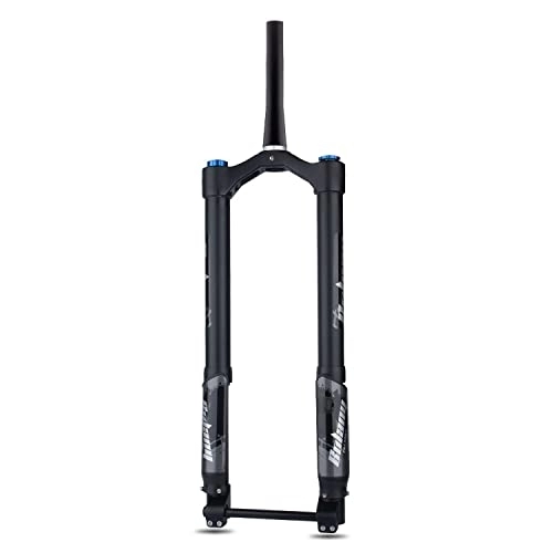 Mountain Bike Fork : BOLANY Downhill Mountain Bike Air Suspension Front Fork Travel 140mm Aluminum Alloy Thru-Axle Boost Spacing 15 * 110mm tapered Fork Fit for Disc Brake 26 / 27.5 / 29 Inch Tire (Manual Lockout, 26 / 27.5 / 29)