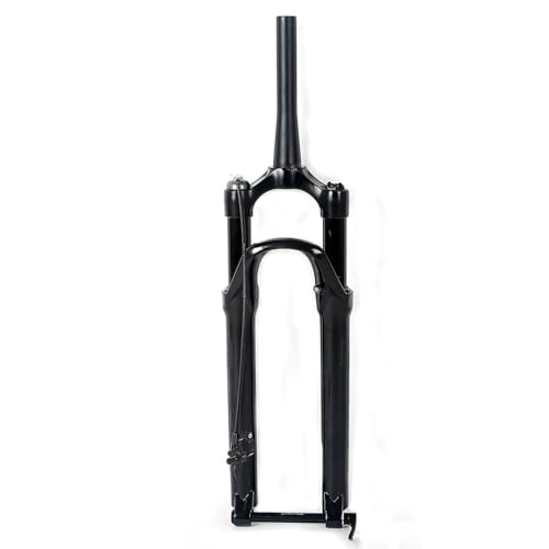 Mountain Bike Fork : BOXKAT Air Fork 27.5 / 29inch Mountain Bike, Magnesium Alloy MTB Front Fork Remote Lockout Tapered Tube Disc Brake 15x110mm Shock Absorber (Color : Tapered, Size : 27.5 inch)
