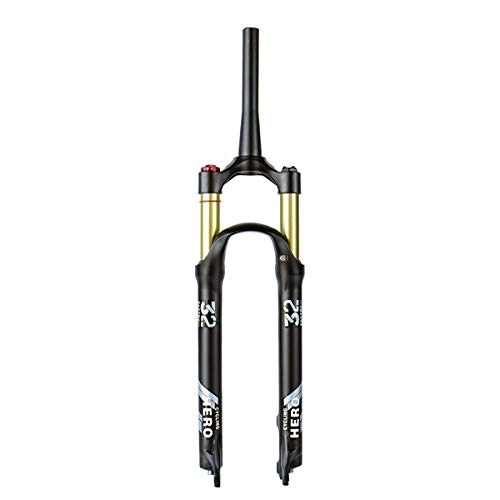 Mountain Bike Fork : BSLBBZY 26 / 27.5 / 29 Er Bicycle Fork Travel 100mm MTB Air Suspension 1-1 / 8" Straight QR 9mm Manual Lockout XC AM Ultralight Mountain Bike Front Fork Ultra-lightweight MTB Front Fork