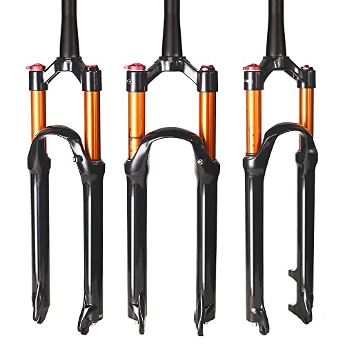 Mountain Bike Fork : BUCKLOS 26 / 27.5 / 29 inch MTB Air Suspension Fork Travel 120mm, 1-1 / 8" Straight / Tapered Tube QR 13mm Manual Lockout XC AM Ultralight Mountain Bike Front Forks